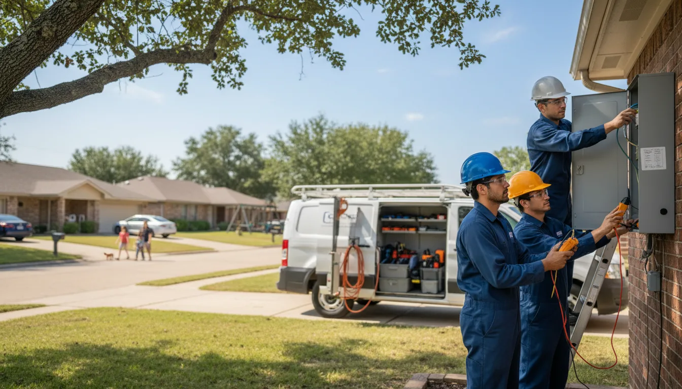 Certified electrician providing emergency electrical services in Perry, KS